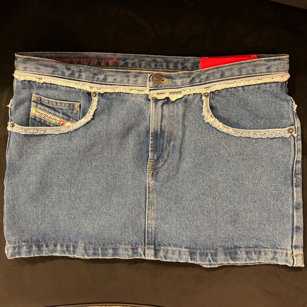 Diesel mini skirt size 27 never worn SOLD ON DEPOP
